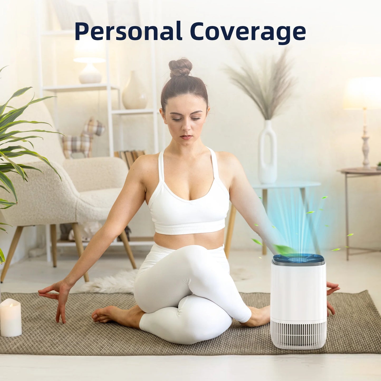 HEPA Air Purifier for Home – Smoke, Pollen & Pet Dander Cleaner